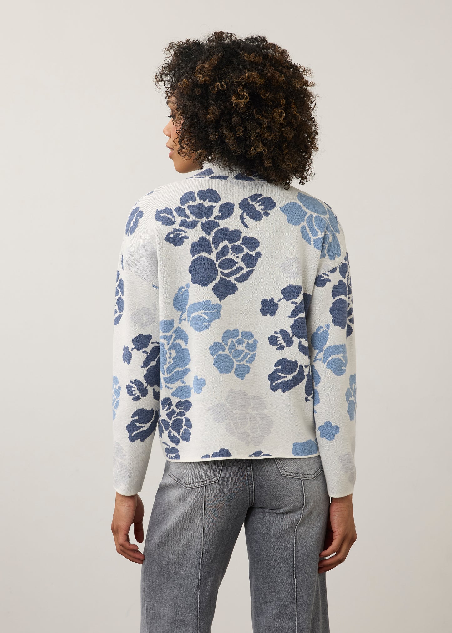Mock Neck Loose Fit Sweater