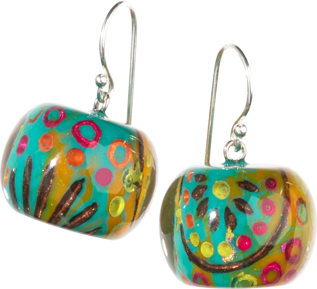 Patterned Short Drop  Earring - Suttles & Seawinds