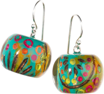 Patterned Short Drop  Earring - Suttles & Seawinds