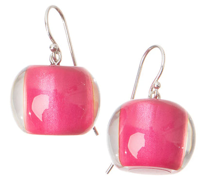 Bliss Short Drop Round Lucite Encased Earring - Suttles & Seawinds