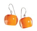 Bliss Short Drop Round Lucite Encased Earring - Suttles & Seawinds