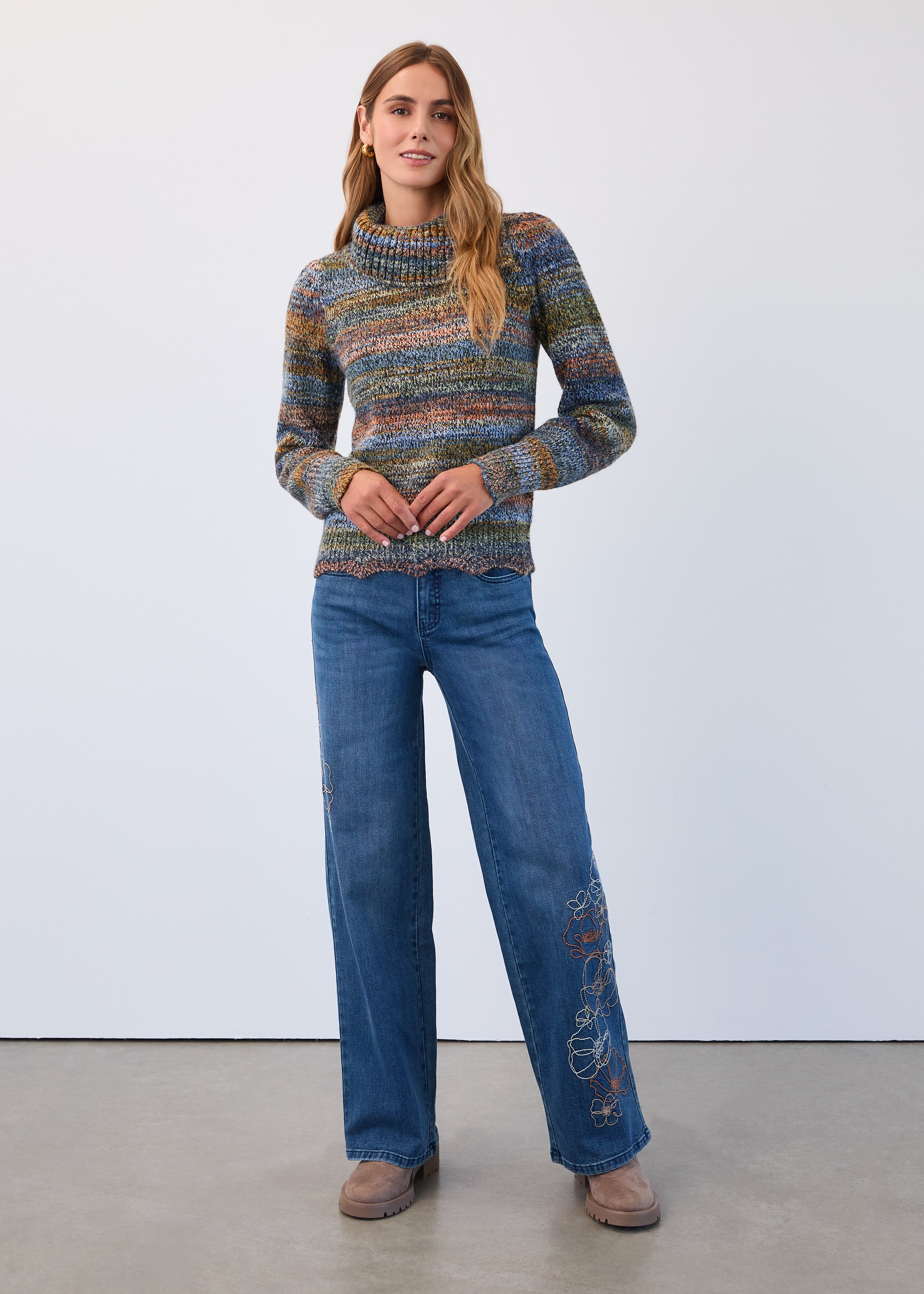FDJ - ENVELOPE COLLAR SWEATER