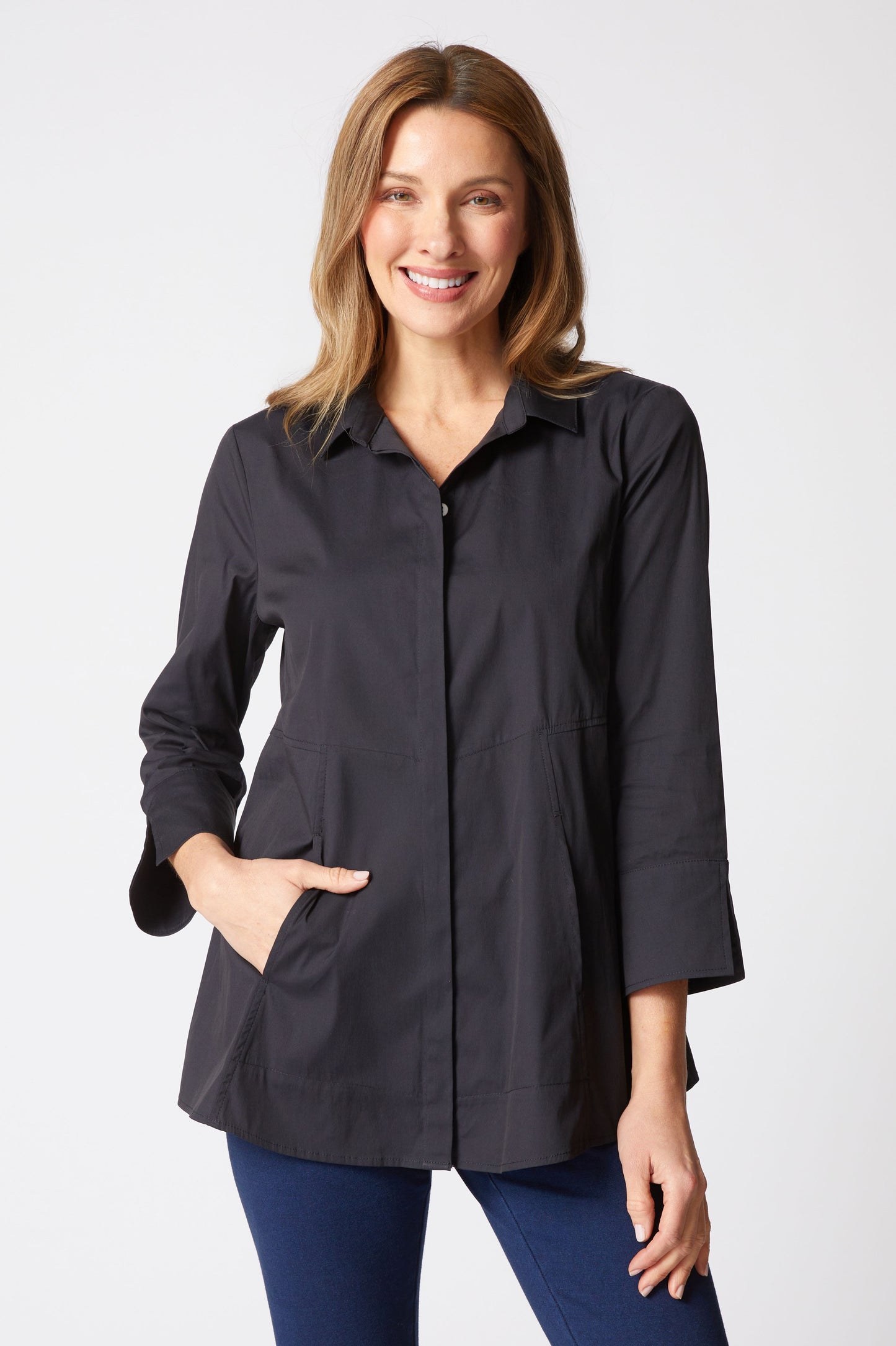 HABITAT - HIDDEN PLACKET SHIRT