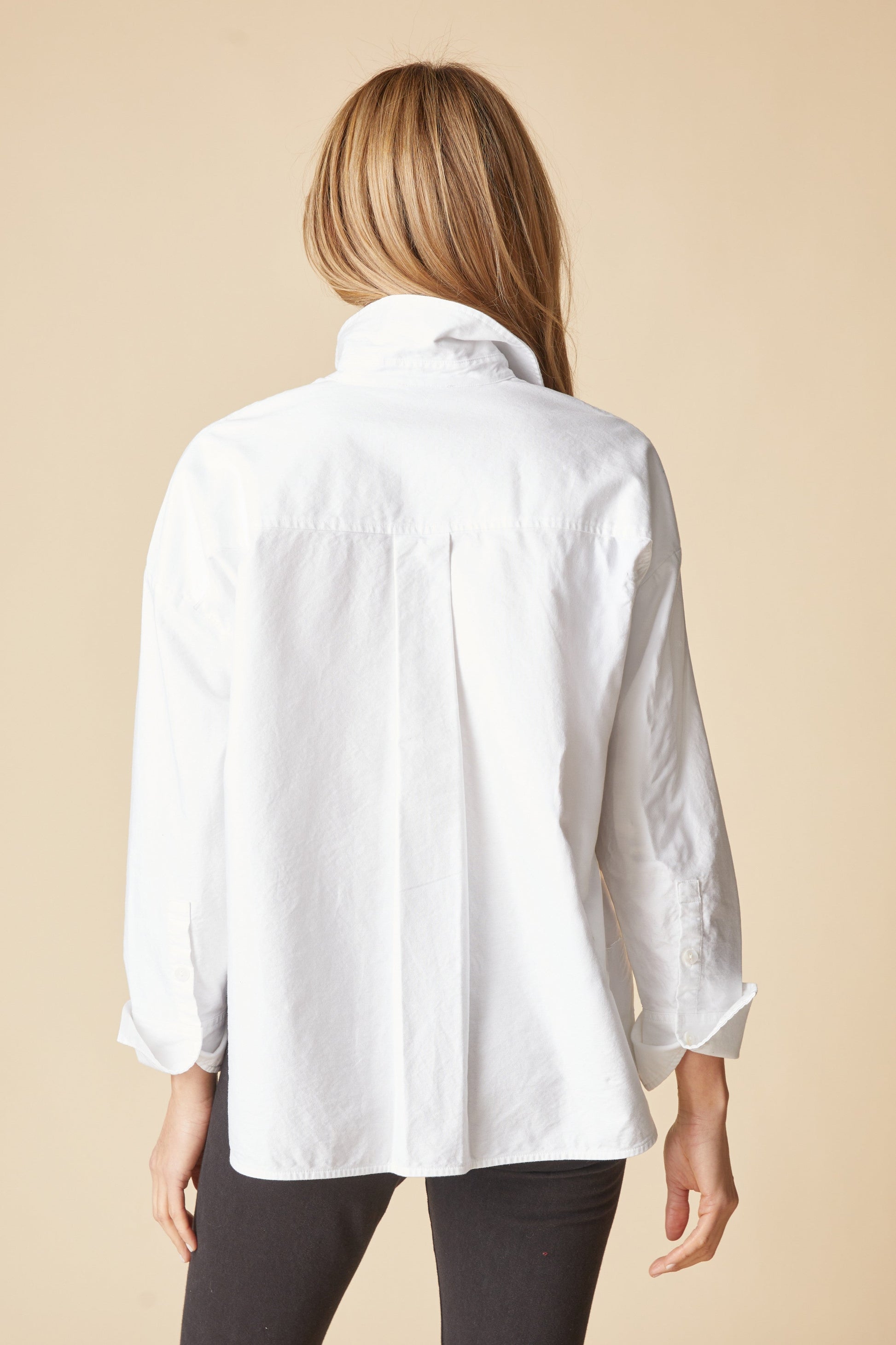 HABITAT Boxy Boyfriend Shirt in White