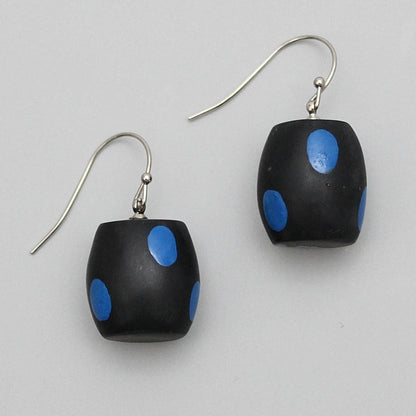 Sylca Designs - Black/Blue Lyla Earrings - Suttles & Seawinds