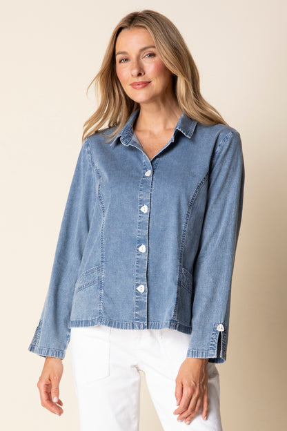 Shirt Jacket Denim - Suttles & Seawinds