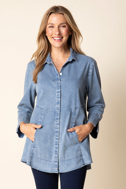 HABITAT The One Shirt in LightDenim
