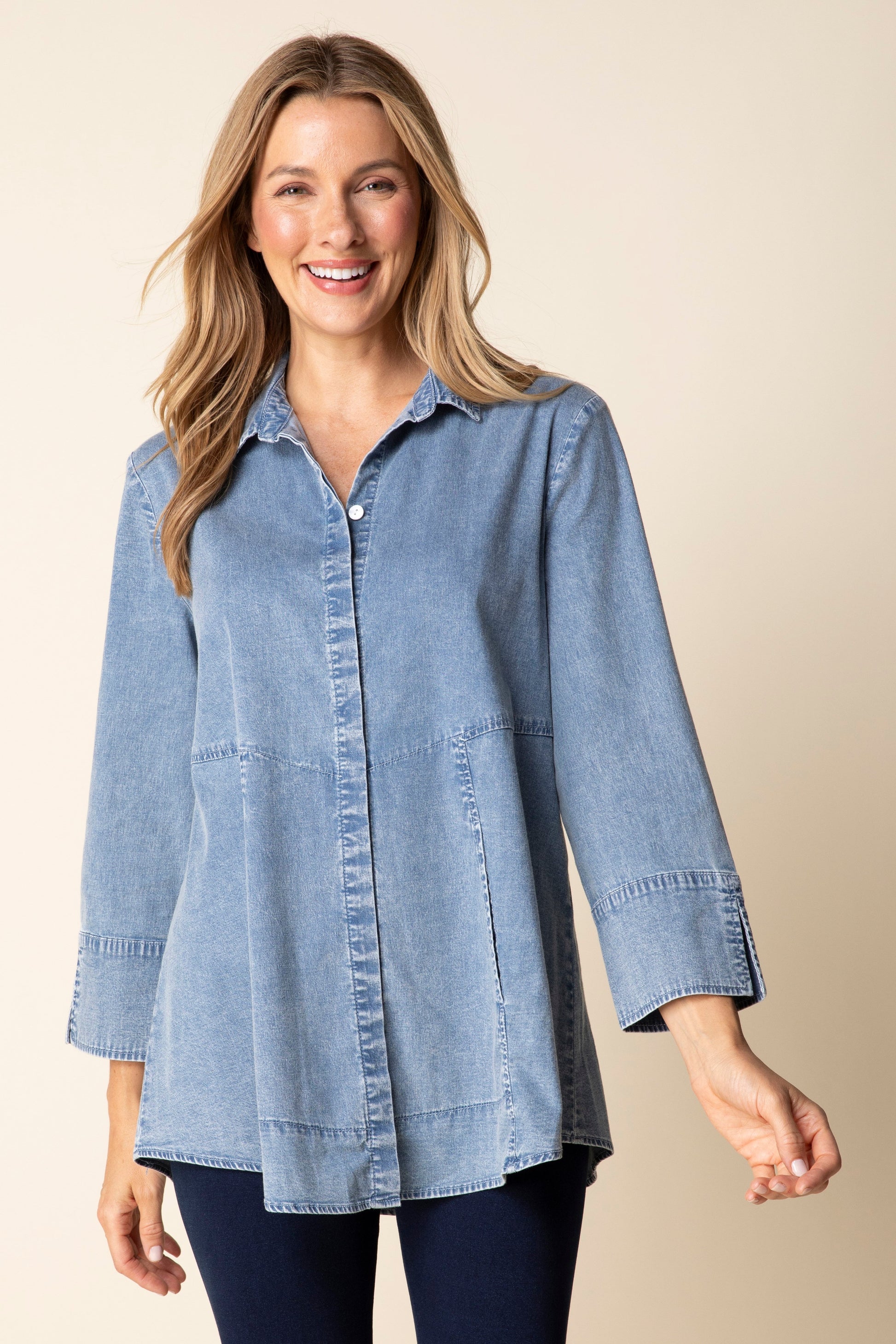 HABITAT The One Shirt in LightDenim