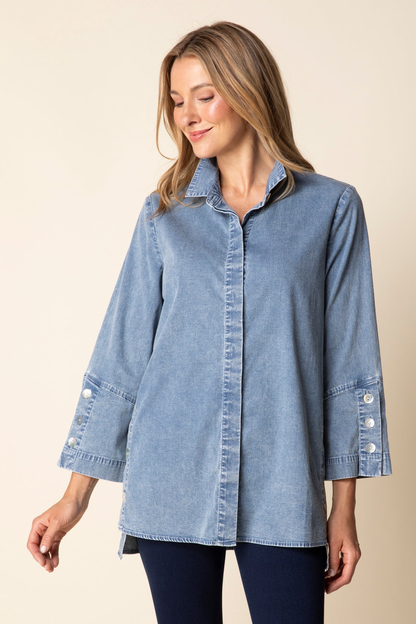 Side Button Tunic