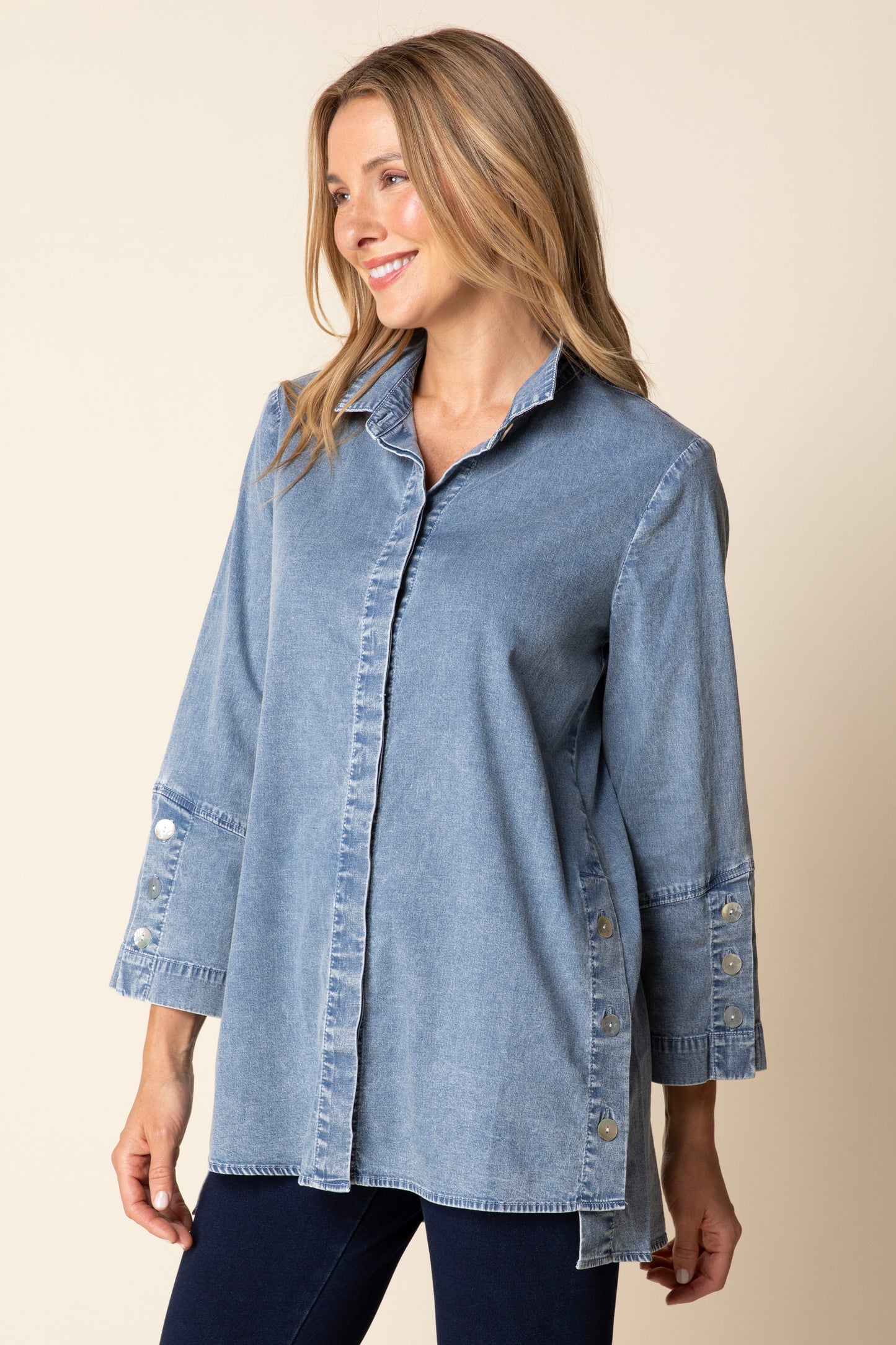 Side Button Tunic