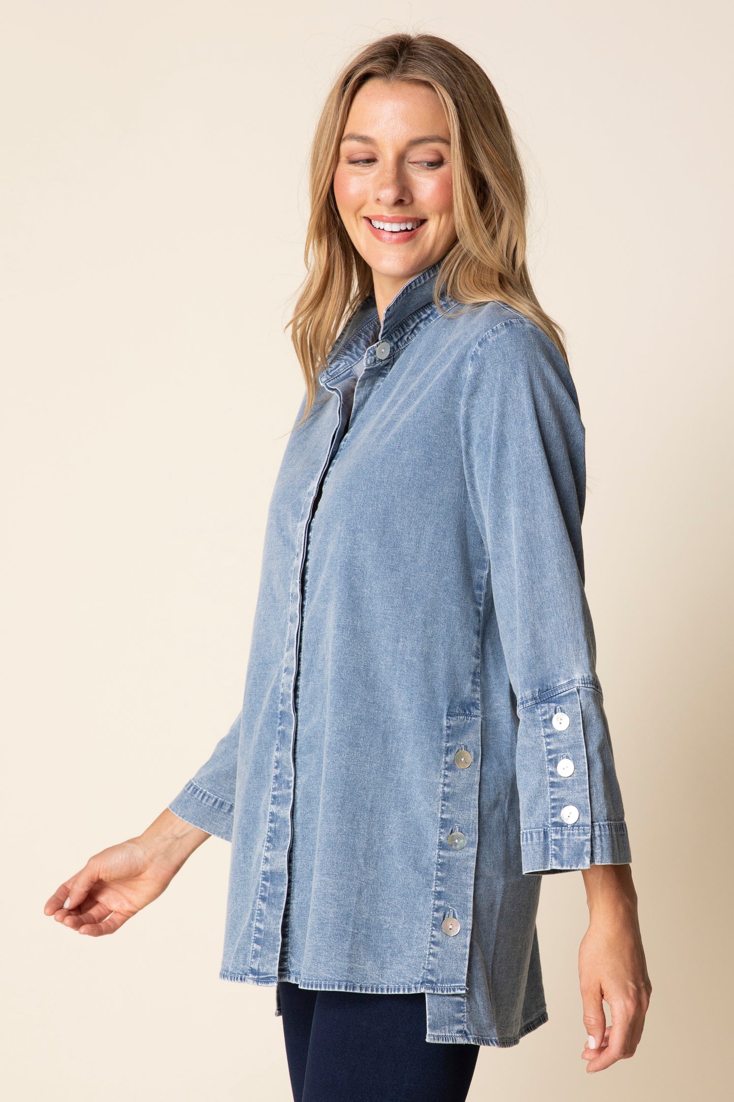 Side Button Tunic