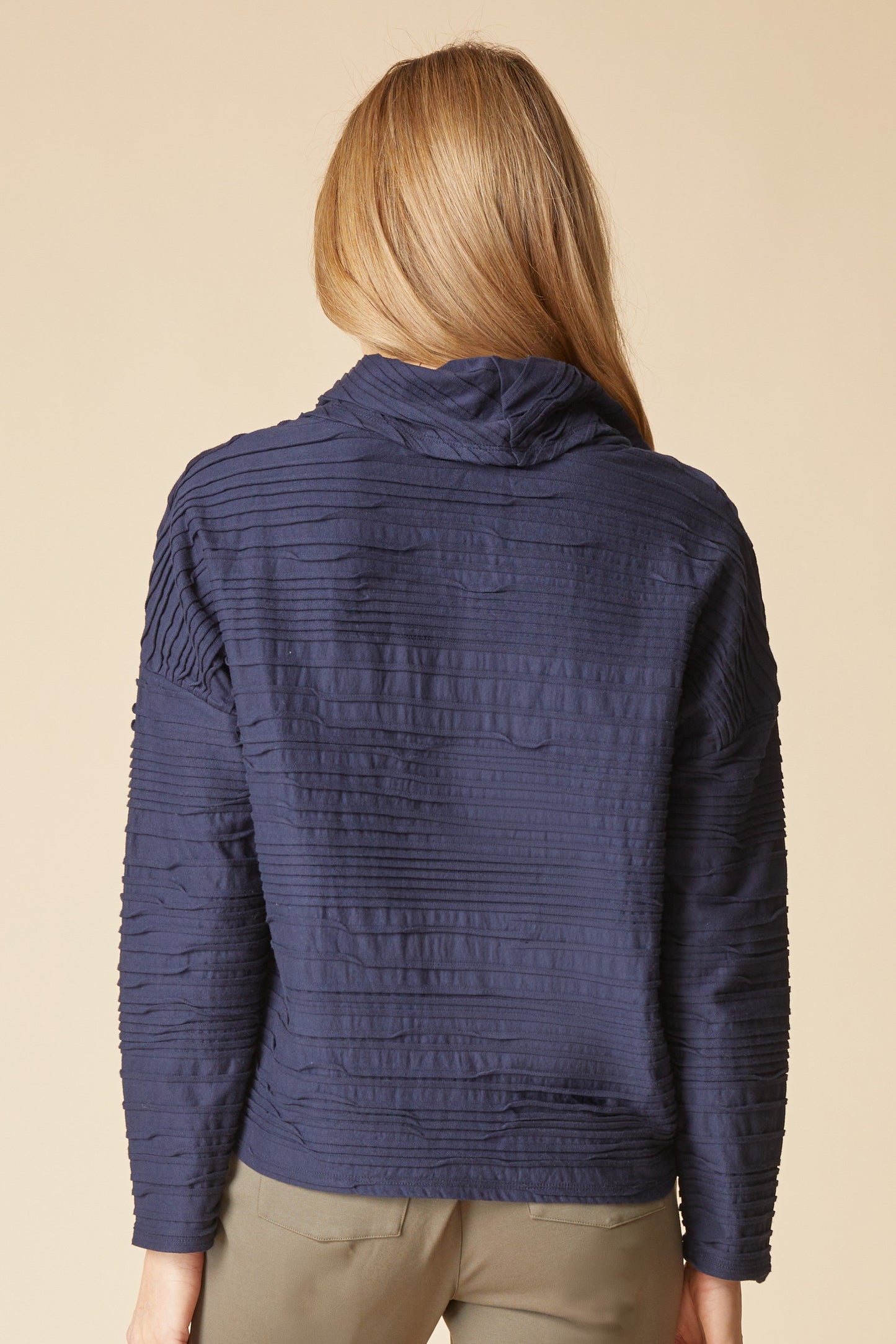 HABITAT Cowl Pullover in Navy