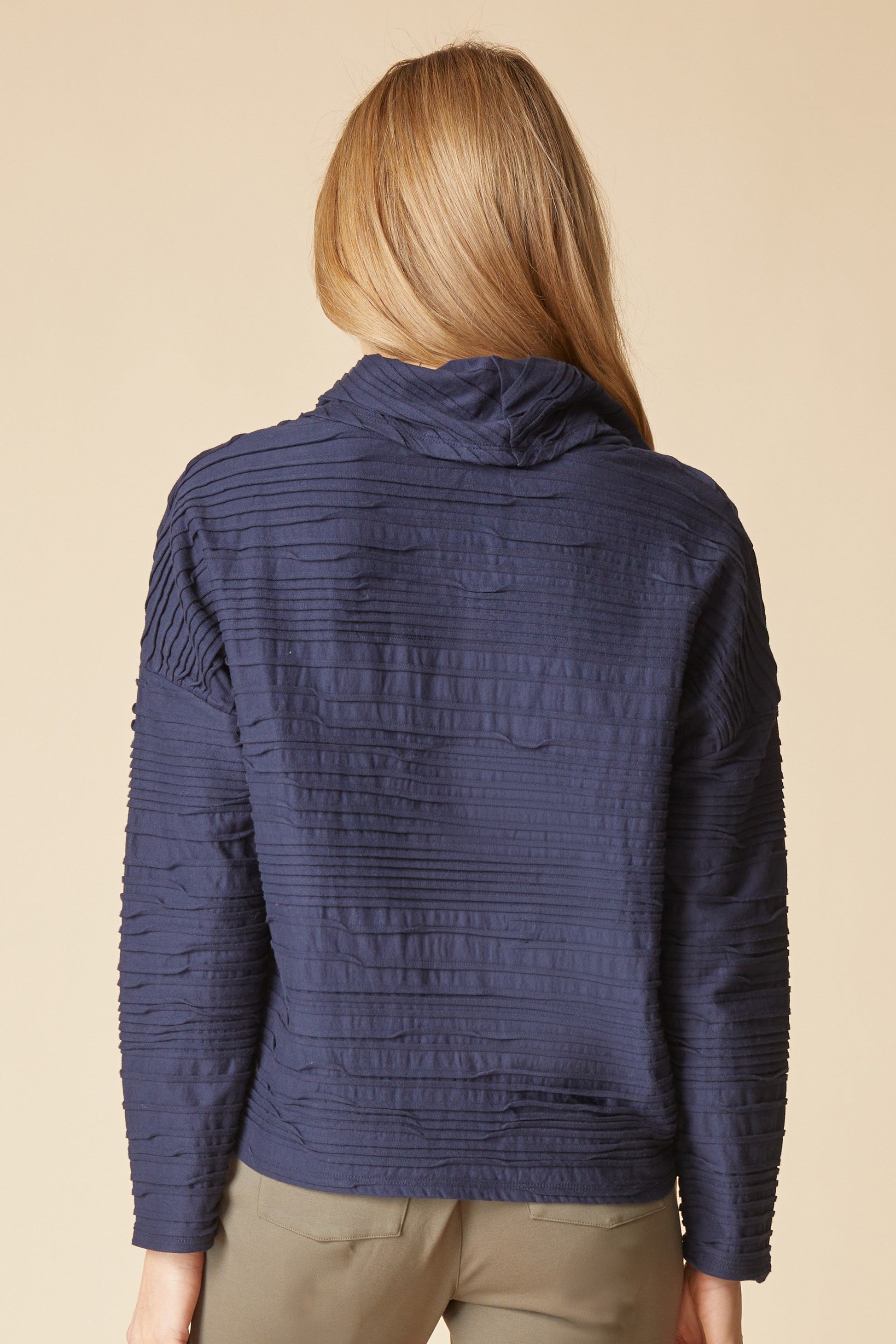 HABITAT Cowl Pullover in Navy