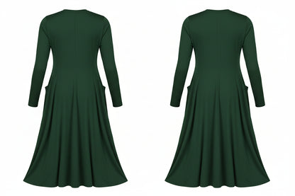 Jersey Long Sleeve Dress - Suttles & Seawinds