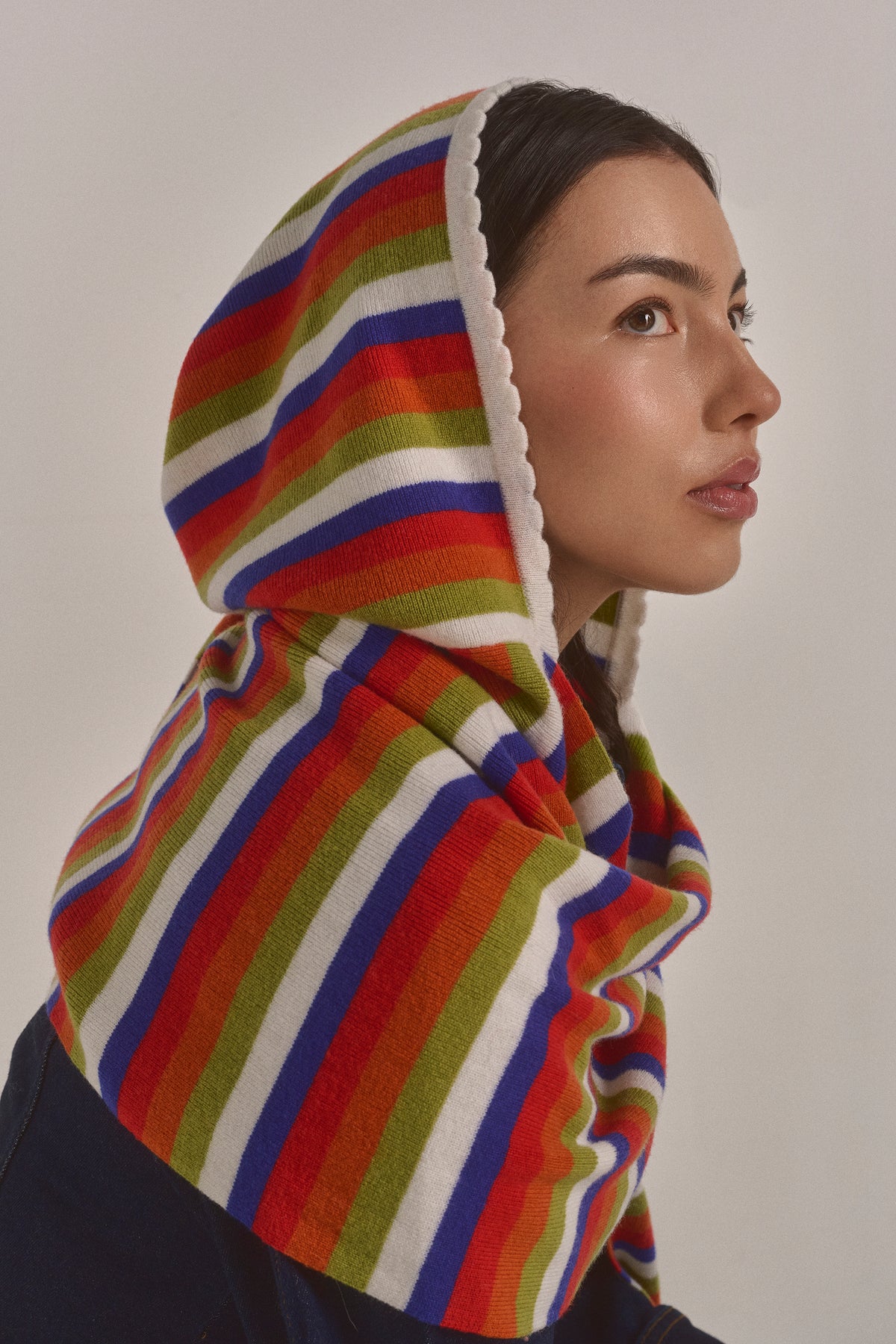 Currant Hooded Scarf