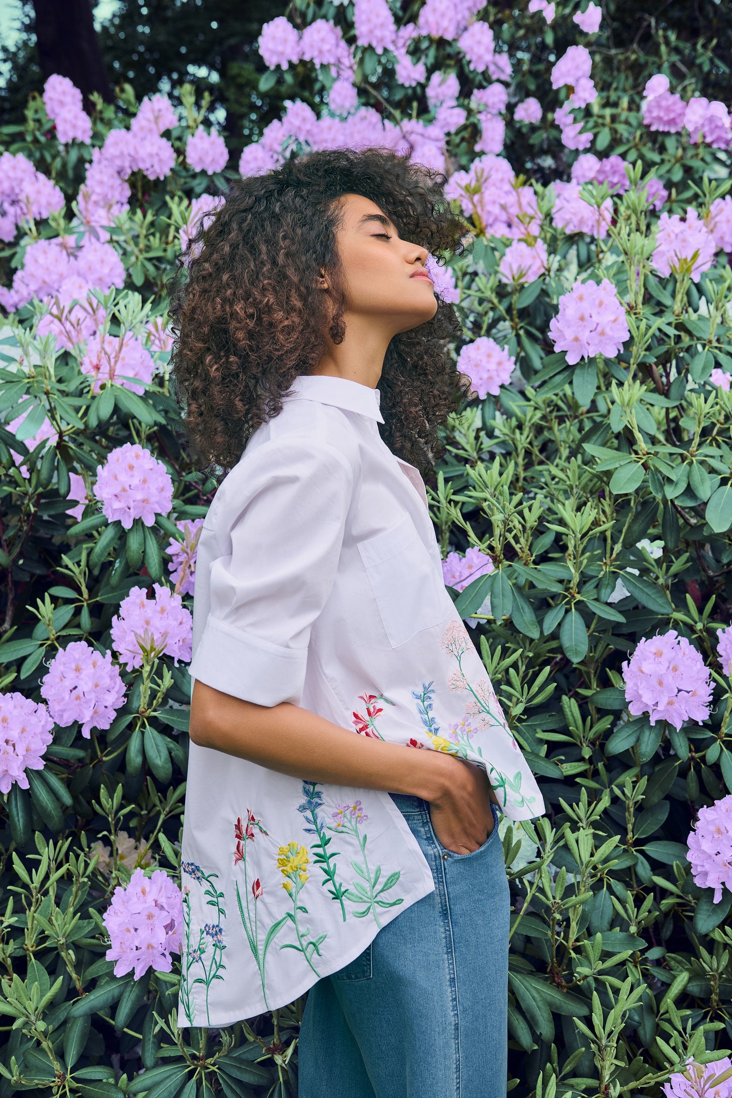 Cotton Embroidered Blouse