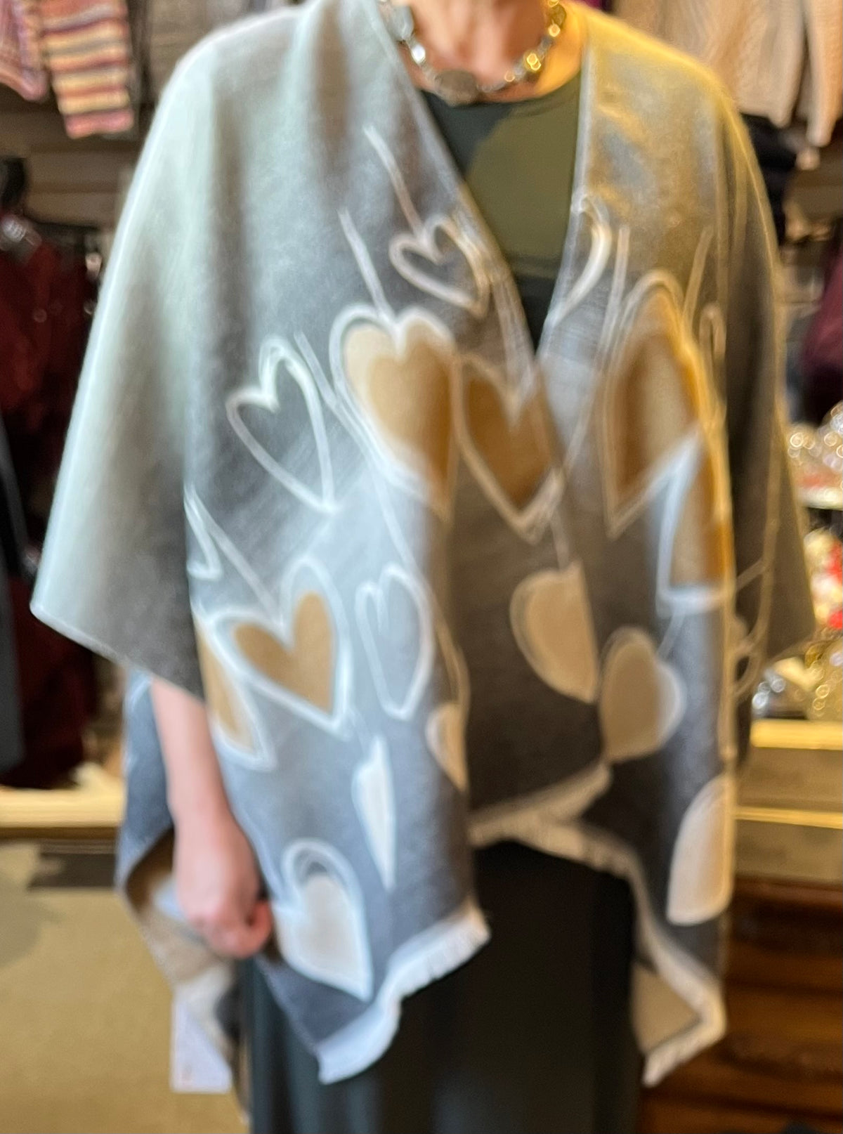 Heart Poncho Wrap - Suttles & Seawinds