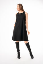 Load image into Gallery viewer, PURE ESSENCE - PONTE SLVLESS DRESS
