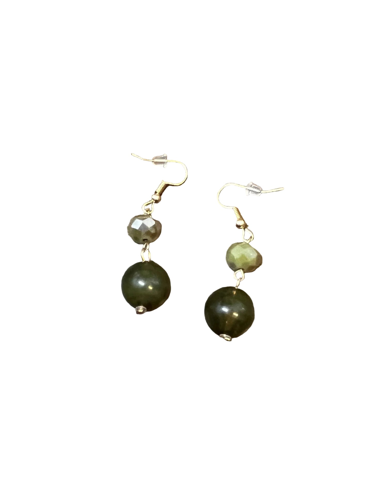 Crystal and Stone drop Earrings