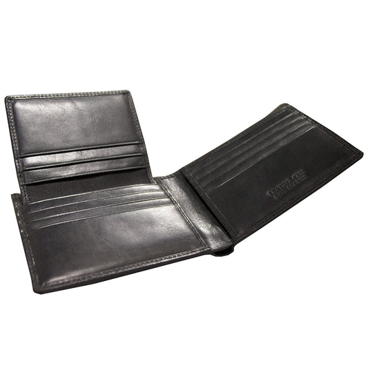 MENS RIFD SLIMFOLD WALLET WITH REMOVABLE PASSCASE