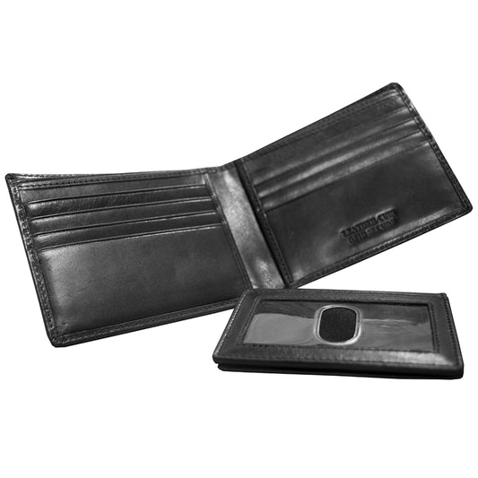MENS RIFD SLIMFOLD WALLET WITH REMOVABLE PASSCASE