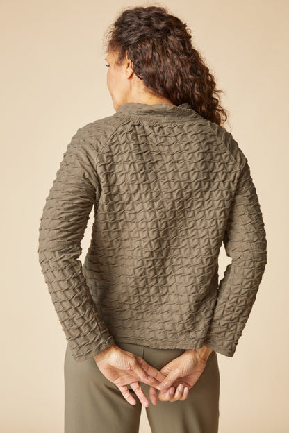 Raglan Pocket Top in Umber