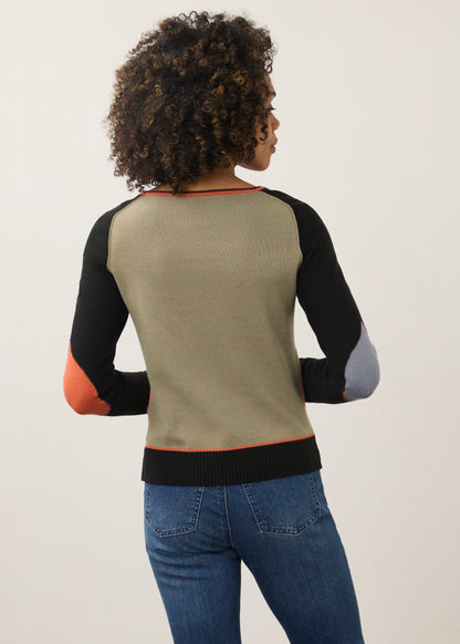 Long Sleeve Boatneck Sweater