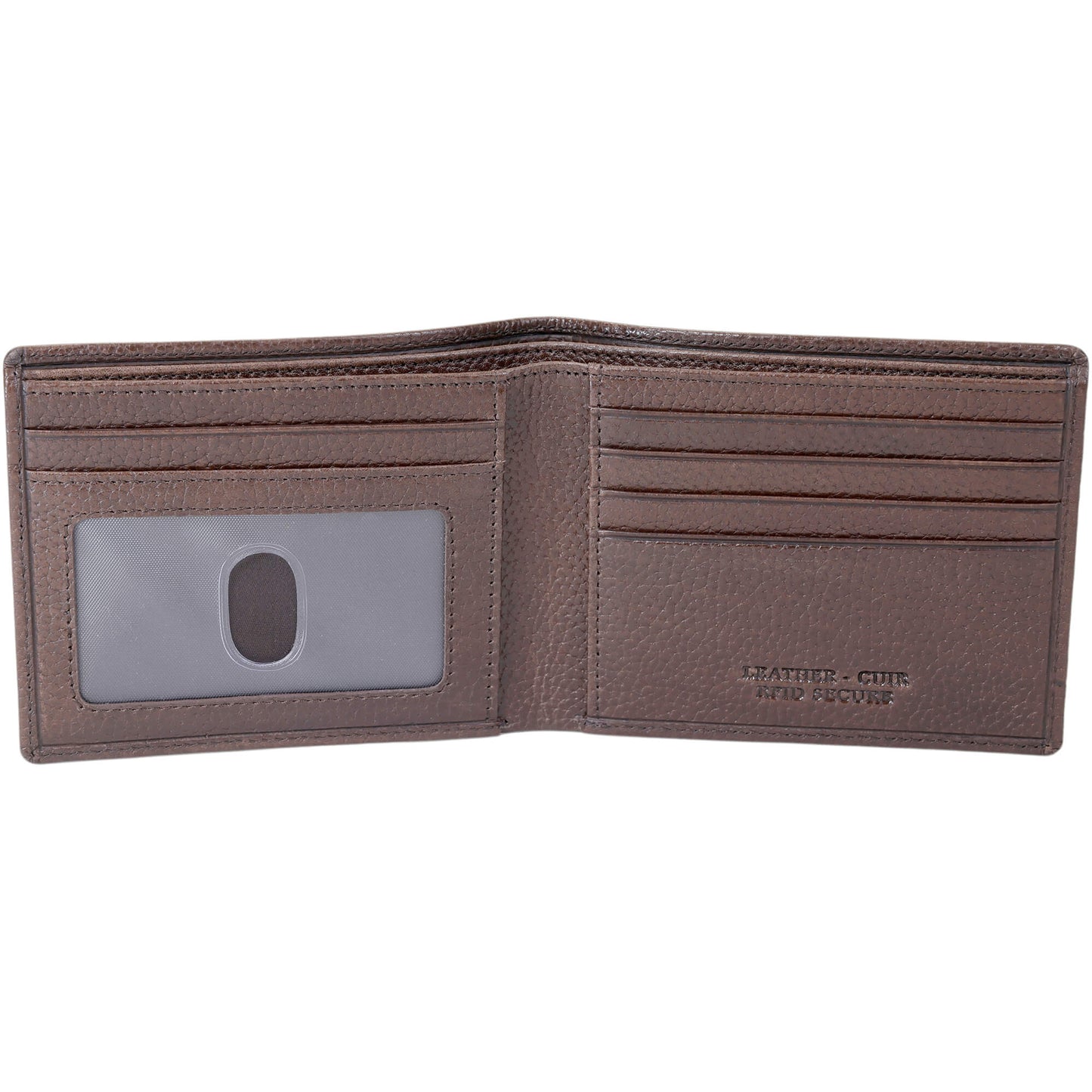 MENS RIFD SLIMFOLD WALLET WITH ID WINDOW