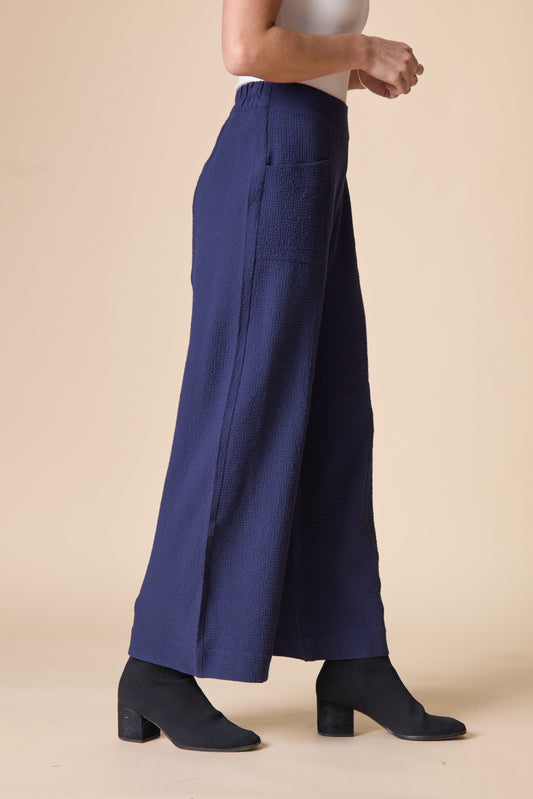 Aria Pant - Solid in Navy Solid
