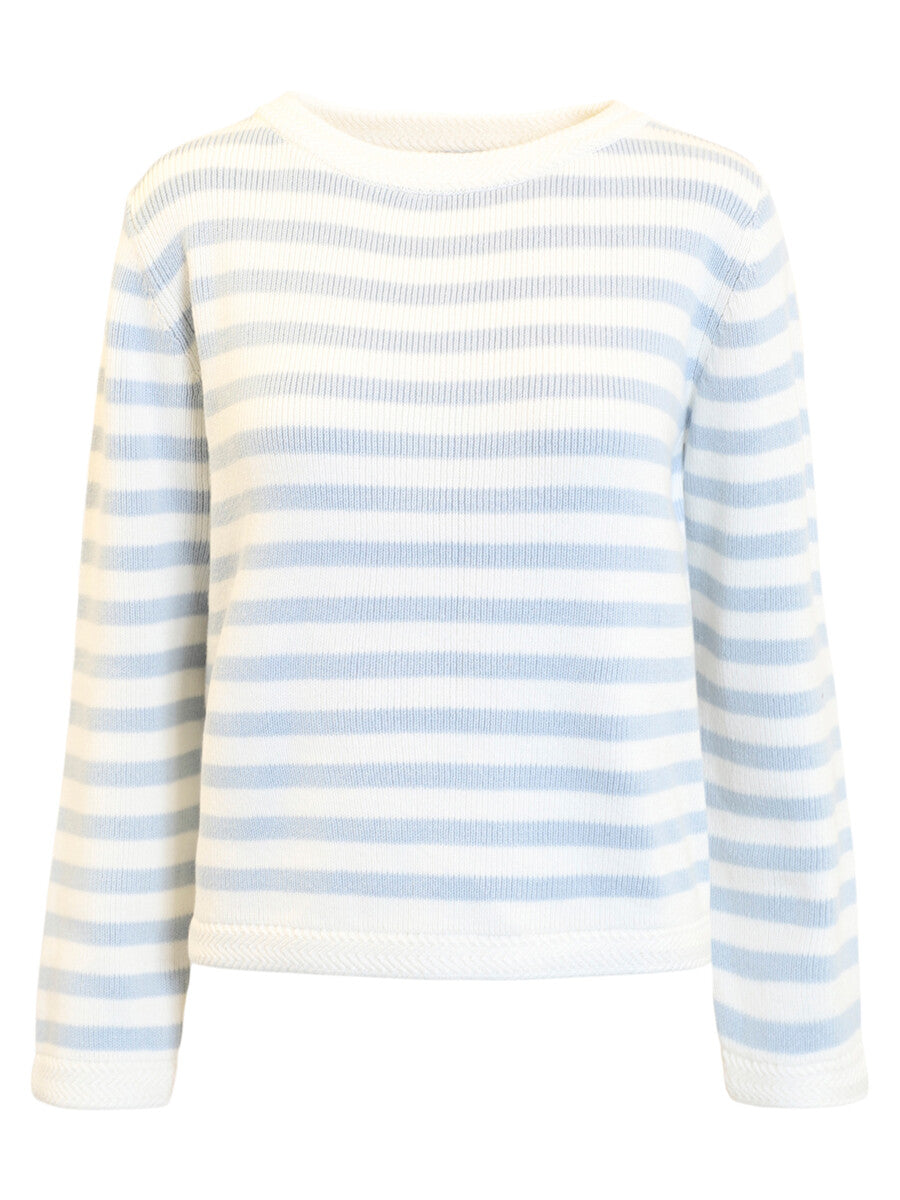 Striped Cotton Sweater