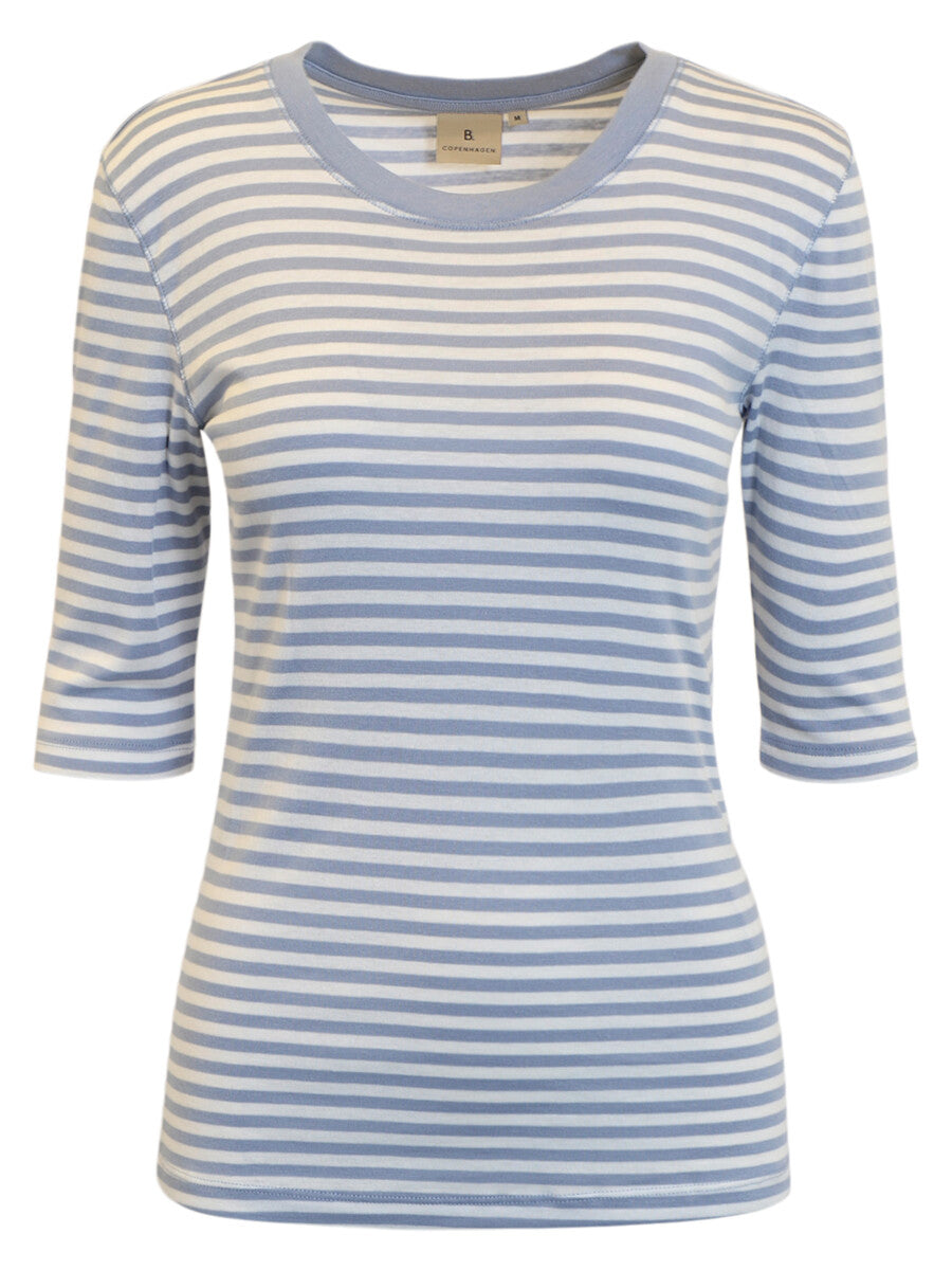 Cotton/Modal Stripe T-Shirt - Suttles & Seawinds