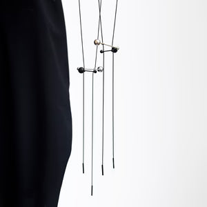 Joggle Necklace - Satin Silver