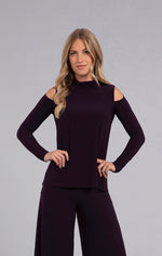 Load image into Gallery viewer, SYMPLI - TURTLE NECK CUT OUT SHOULDER
