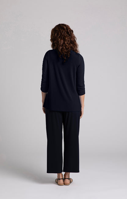 Revelry Top w/ Ruched Sleeve - Suttles & Seawinds