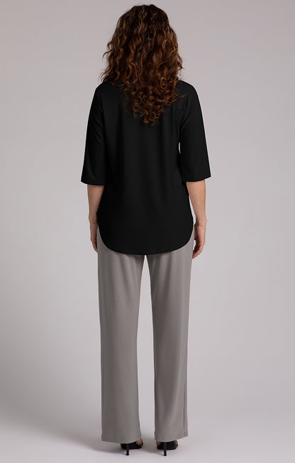 3 Button Easy Henley Top - Suttles & Seawinds