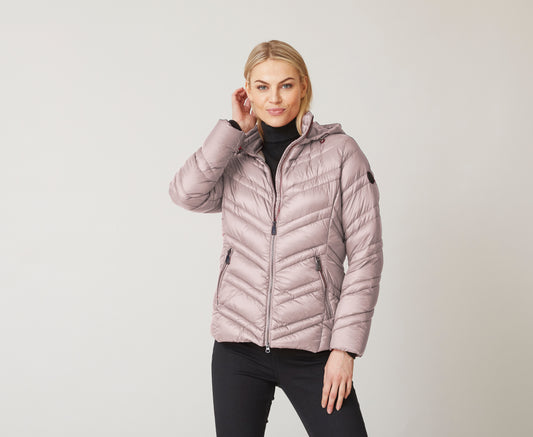 JUNGE - SHORT QUILTED DOWN JACKET