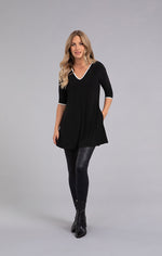 Load image into Gallery viewer, SYMPLI - TIPPED REVERSIBLE TRAPEZE TUNIC 3/4 SLEEVE
