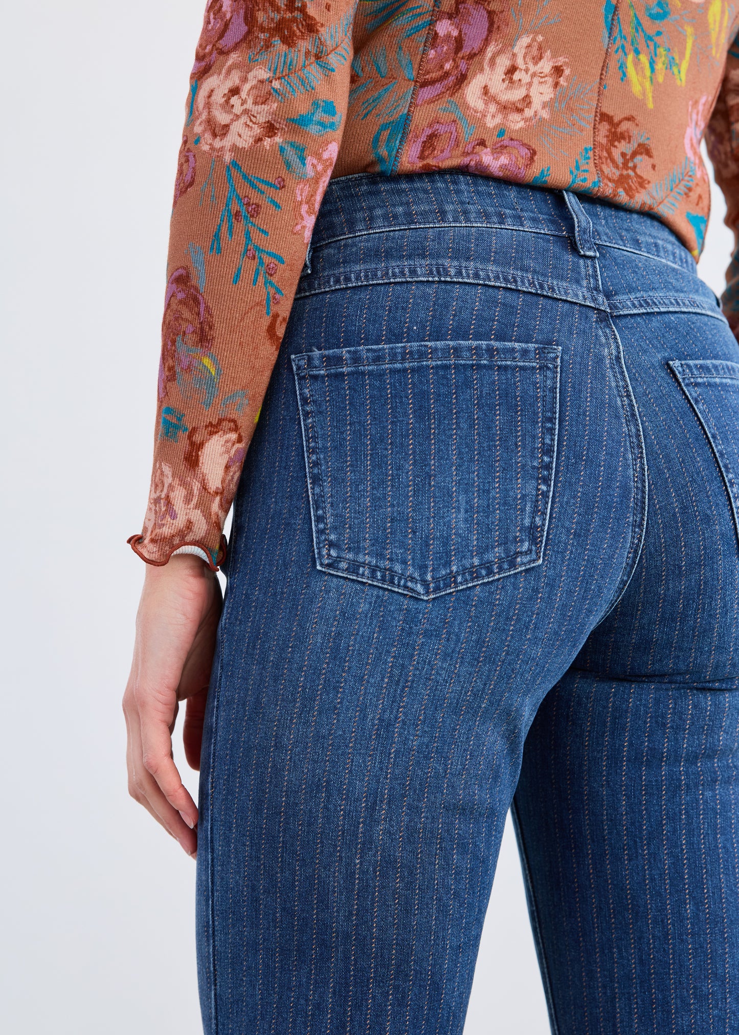 FDJ - OLIVIA PINSTRIPE STRAIGHT ANKLE