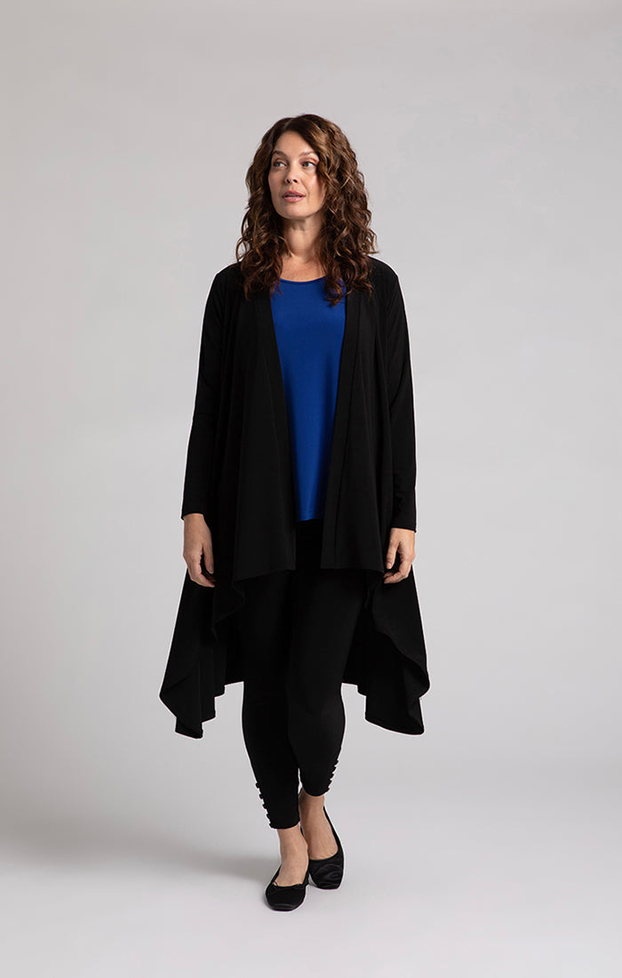 SYMPLI - FLUTTER DUSTER CARDIGAN