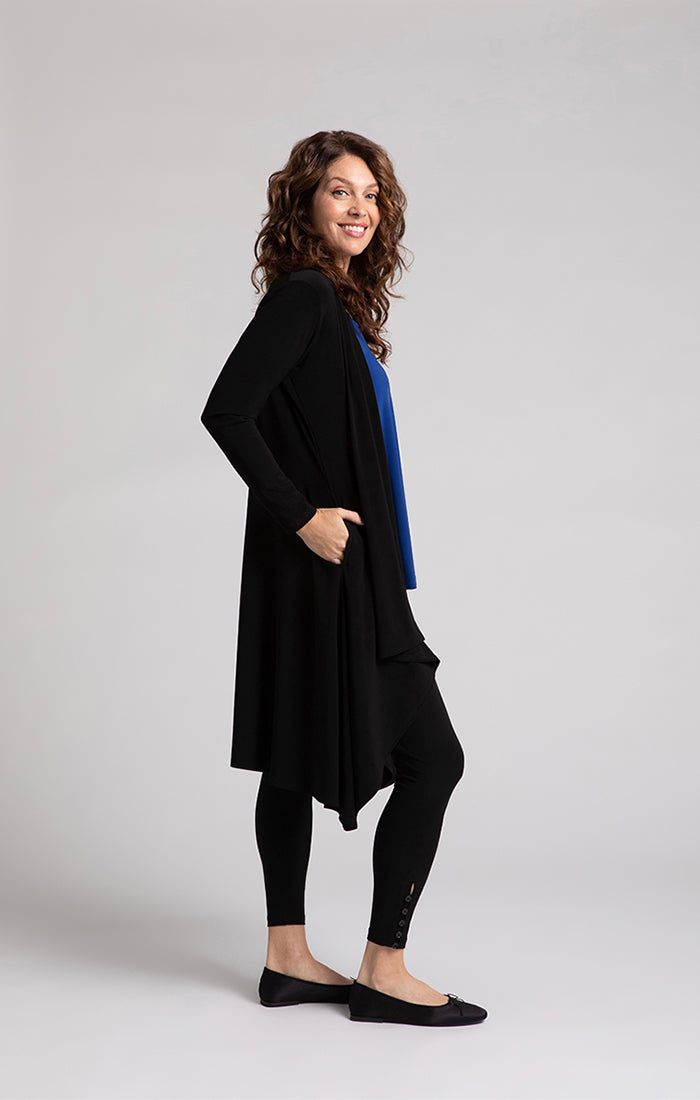 SYMPLI - FLUTTER DUSTER CARDIGAN