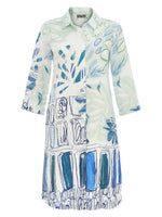 Load image into Gallery viewer, DOLCEZZA - PRINT LINEN COAT DRESS
