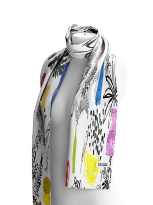 DOLCEZZA - ARTIST PRINT SCARVES SS25