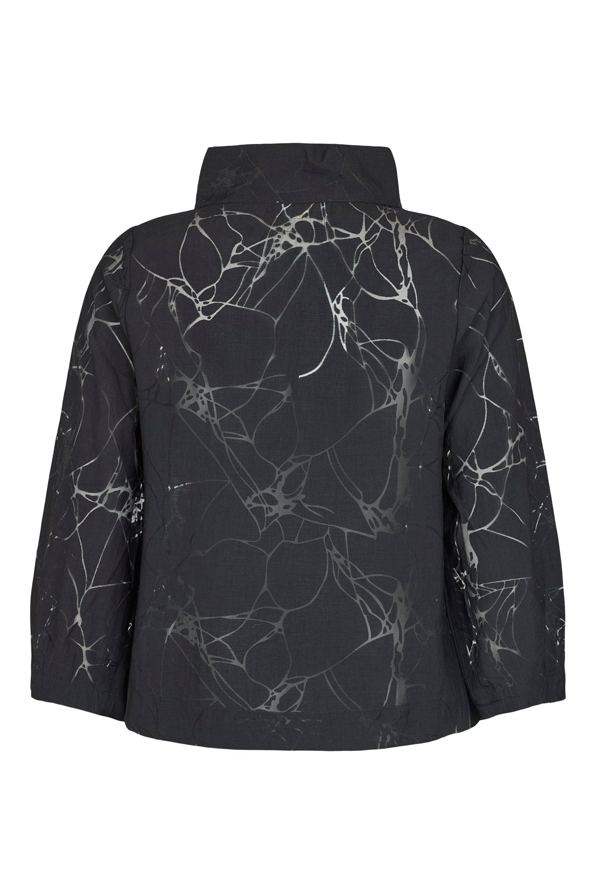 3/4 Sleeve Burnout Cowl Top