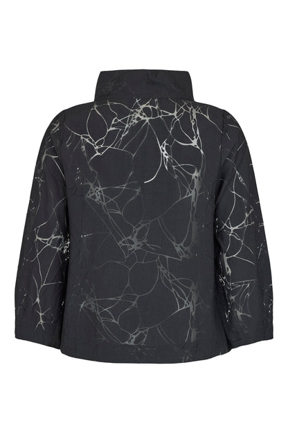 3/4 Sleeve Burnout Cowl Top
