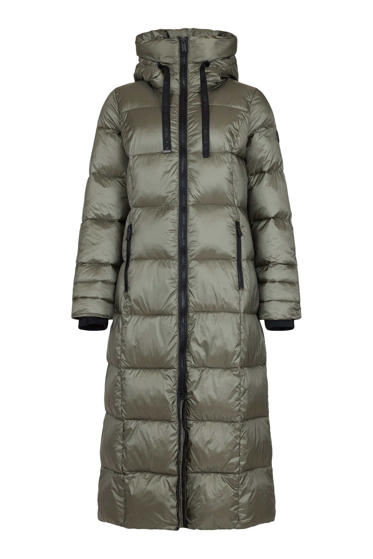 Long Hooded Puffer Coat