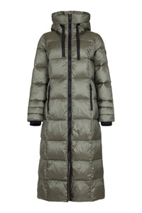 Long Hooded Puffer Coat