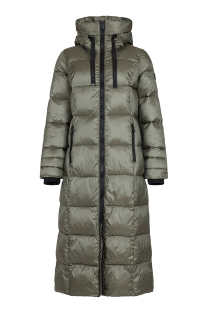 Long Hooded Puffer Coat