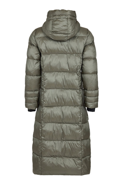 Long Hooded Puffer Coat
