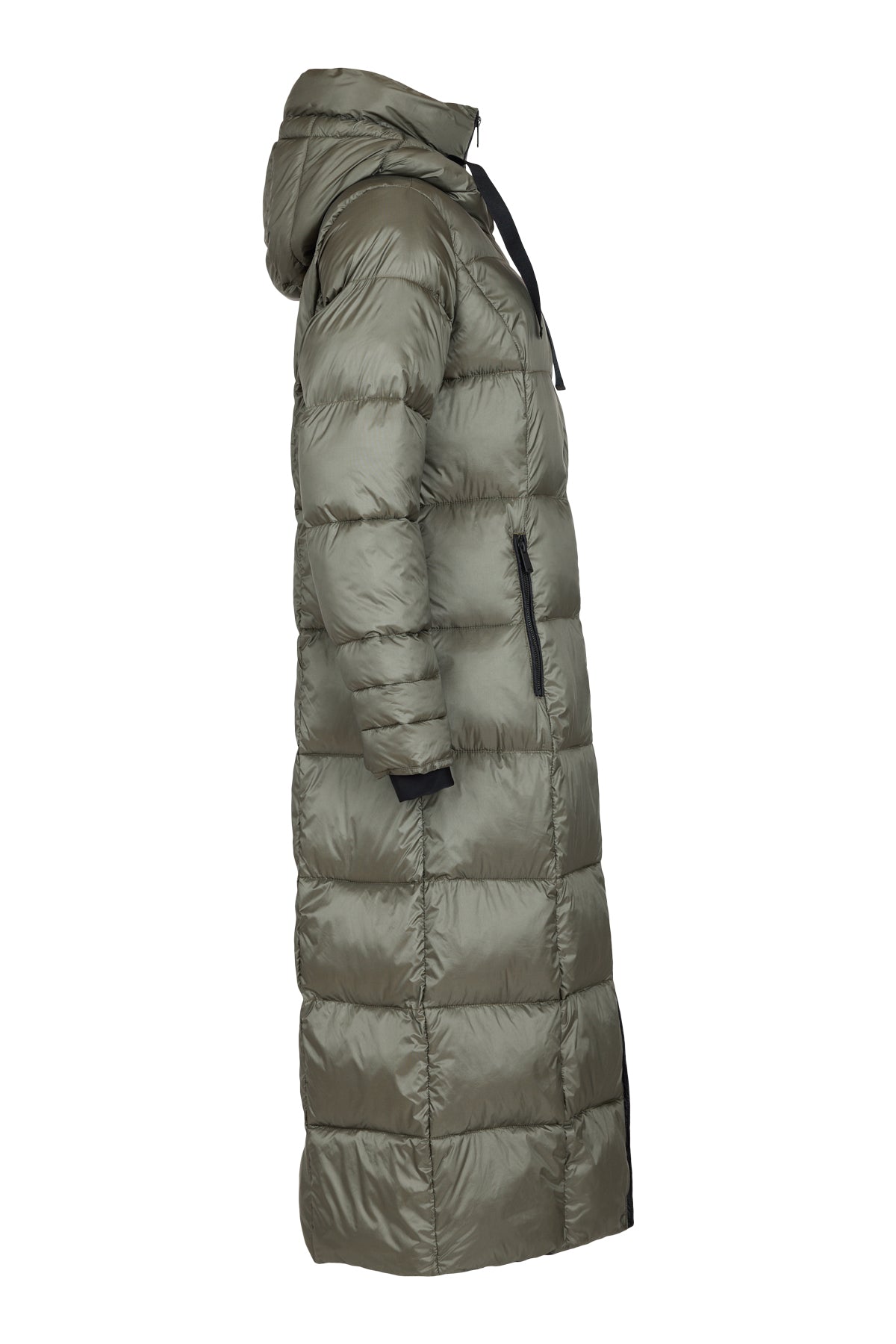 Long Hooded Puffer Coat