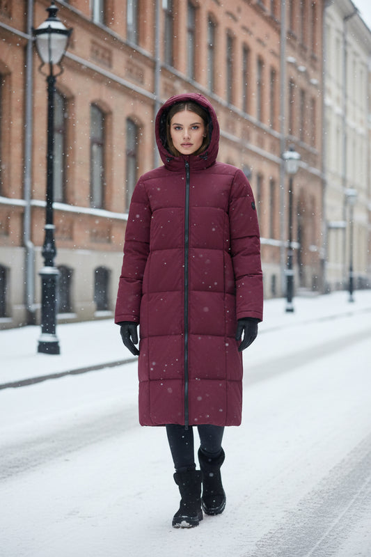 Mid Calf Puffer Coat